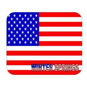  US Flag   Winter Springs, Florida (FL) Mouse Pad 