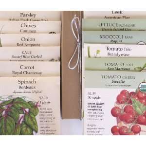 Spring Forward 12 Seed Packets By Botanical Interests in Gift Box