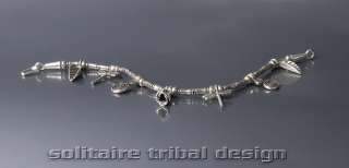 Hill Tribe ~ Traditional Motif Tribal Charm Bracelet  