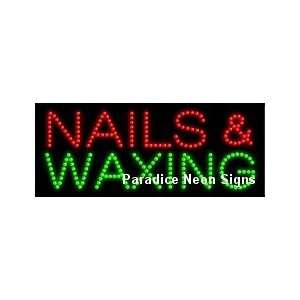  Nails Waxing LED Sign 11 x 27