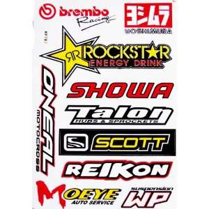  Sponsor Motocross Racing Tuning Decal Sticker Sheet C203 