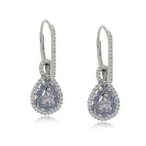  FJ   Exquisite Ceylon Sapphire Earrings W/ Diamond 14K 