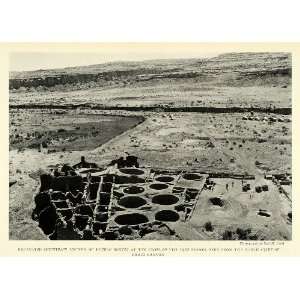 Print Pueblo Bonito New Mexico Excavating Archaeological Chaco Canyon 