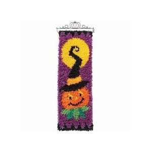 Jack O Lantern Banner Latch Hook Kit 