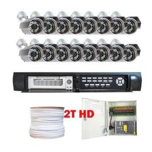  Complete Professional 16 Channel H.264 DVR with 16 x 1/3 