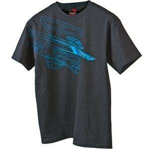  Fly Racing Speed T Shirt   2X Large/Black Automotive