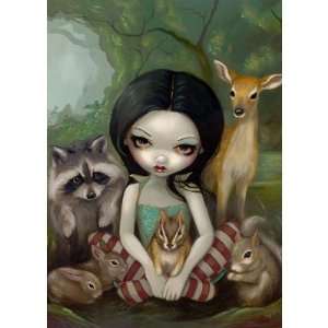  Snow White and Her Animal Friends Greeting Card Health 