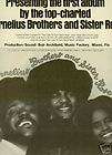 CORNELIUS BROTHERS AND SISTER ROSE 1972 Poster Ad MINT