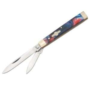   Knife with Star Spangle Banner Celluloid Handles