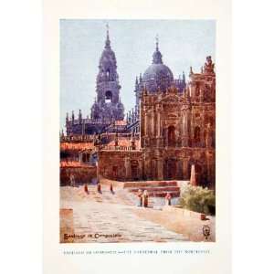   Galicia Spain Church Pilgrimage   Original Color Print