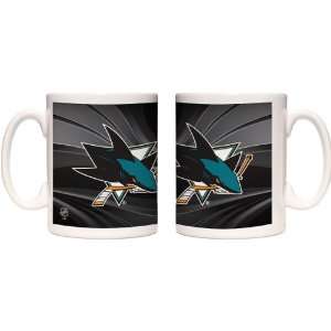  Boelter San Jose Sharks 2 Pack Ceramic Mugs 15 Ounces 