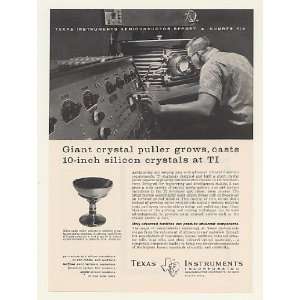  1960 Texas Instruments Giant Silicon Crystal Puller Print 