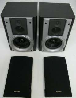 Pair of AIWA SX NH3 40 Watt Speakers in Black Wood Grain Finish  