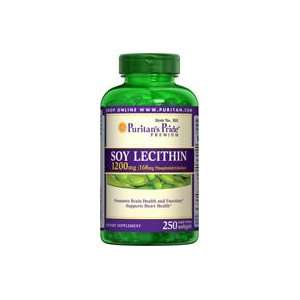  Ultra Soya Lecithin 1200 mg 1200 mg 250 Softgels Health 