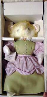 NRFB $195 FRANKLIN MINT Celestine WOODMOUSE Plush Teddy Bear Doll 