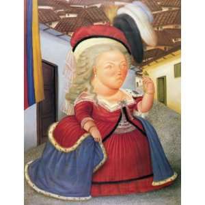 Oil Painting Reproductions, Art Reproductions, Fernando Botero, Marie 