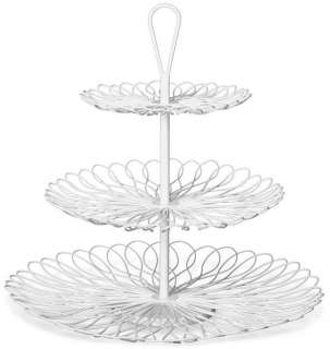 THIS AUCTION IS FOR One Williams Sonoma Tripple Tiered Dessert Stand