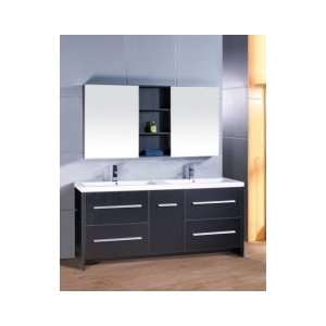 Good Vibrations (double) 72 Inch Modern Bathroom Vanity Set