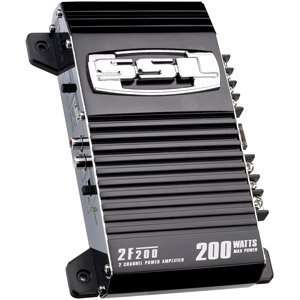  Soundstorm 2F200 200W 2 Channel High Power Amplifier Car 