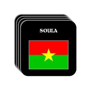  Burkina Faso   SOULA Set of 4 Mini Mousepad Coasters 