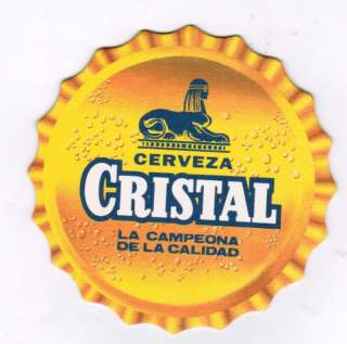 Peru Cerveza Cristal Beer Coaster (ref#3)  