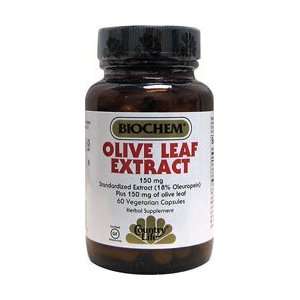  Olive Leaf Extract 150 mg 60 Veg Caps by Biochem Health 