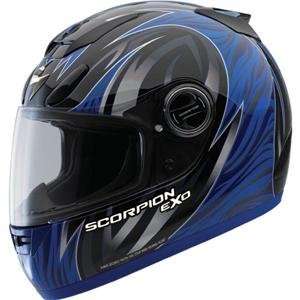    Scorpion EXO 700 Predator Helmet   X Large/Blue Automotive