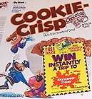 1991 Ralston Cookie Crisp Cereal Box unused factory FLAT cf29