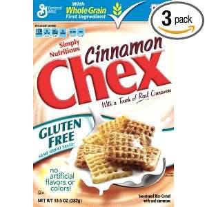 Chex Cinnamon Cereal, 13.5 Ounce Boxes Grocery & Gourmet Food