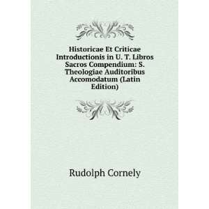   Accomodatum (Latin Edition) Rudolph Cornely  Books