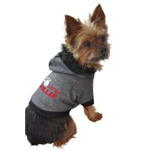  Ruff Ruff and Meow Dog Hoodie, Little Killer, Black, Extra 