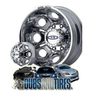  16 Inch 16x6 MOTO METAL wheels MO953 DUALLY Polished FRONT 