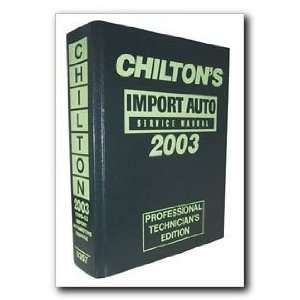  Chiltons Book (CHI9357) 1999   2003 Import Service Manual 