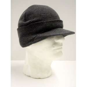  Visor Beanie Hat   Grey / Charcoal