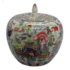   melon jar   10H, hand painted chinese porcelain