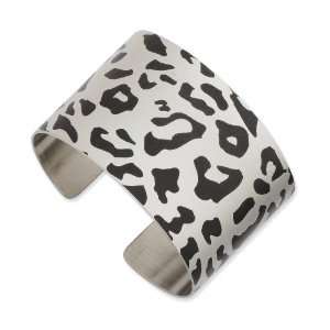    Chisel Stainless Steel Cheetah Cuff Bangle Chisel Jewelry