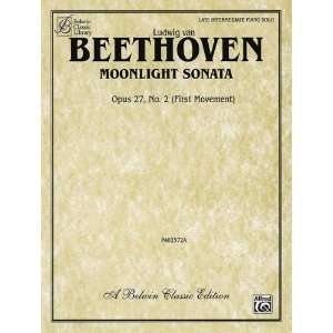    Moonlight Sonata, Op. 27, No. 2 (First Movement)