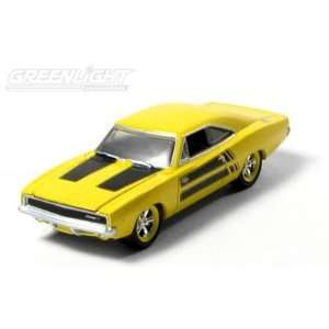  1968 Custom Dodge Charger R/T 1/64 Yellow Toys & Games