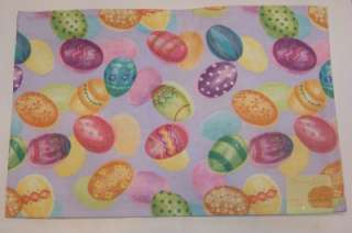 Easter Placemats Pastel Eggs Pink OR Lavender UPick NEW  