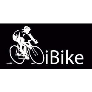  iBike Road Bike Bicycle Fixie Vinyl Decal Sticker CUSTOM 