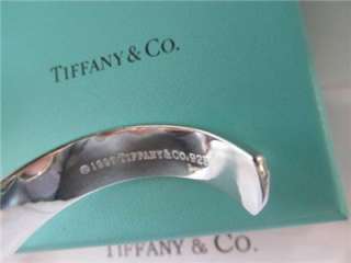 Vintage Estate Tiffany & Co. Atlas Roman Numerals Cuff Sterling Silver 