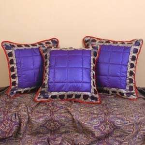  Bridal Sari Decorative Sofa Pillow Covers (Set of five 