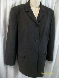 JOSEPHINE CHAUS wool blend career blazer jacket 14  