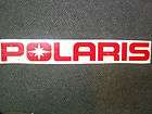 Red Polaris Decal, Height3.25 in. 3 1/4 in Length 26 inches