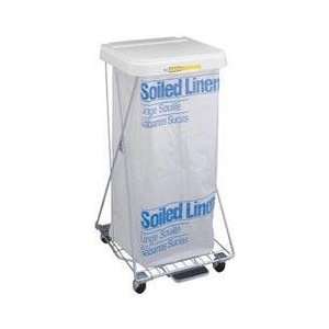 Soiled Linen“ Disposable Poly Liner Bag, White Blue Print (250/case)