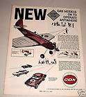 COX Gas Models Trainer & Corvette Sting Ray 1966 Ad