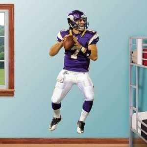 Christian Ponder Minnesota Vikings NFL Fathead REAL.BIG Wall Graphics 