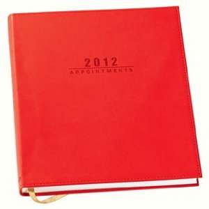  2012 Softbound Appointment Book   Ruby Red Office 