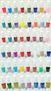 48 Colors 2 Way False Nail Art Brush Varnish Polish Brushs Pen Makeup 