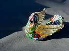 1960s Italian Italy Milifiori Cane Art Glass Bird Dove